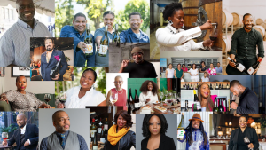 Collage of black wine makers